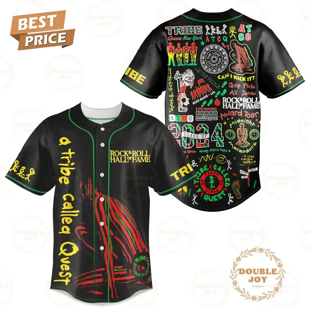 A Tribe Called Quest Rock & Roll Hall Of Fame Award 2024 Baseball Jersey Image