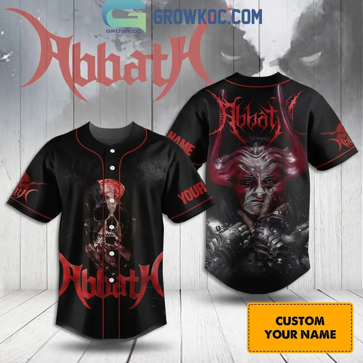 Abbath Dread Reaver Fan Love Personalized Baseball Jersey Image