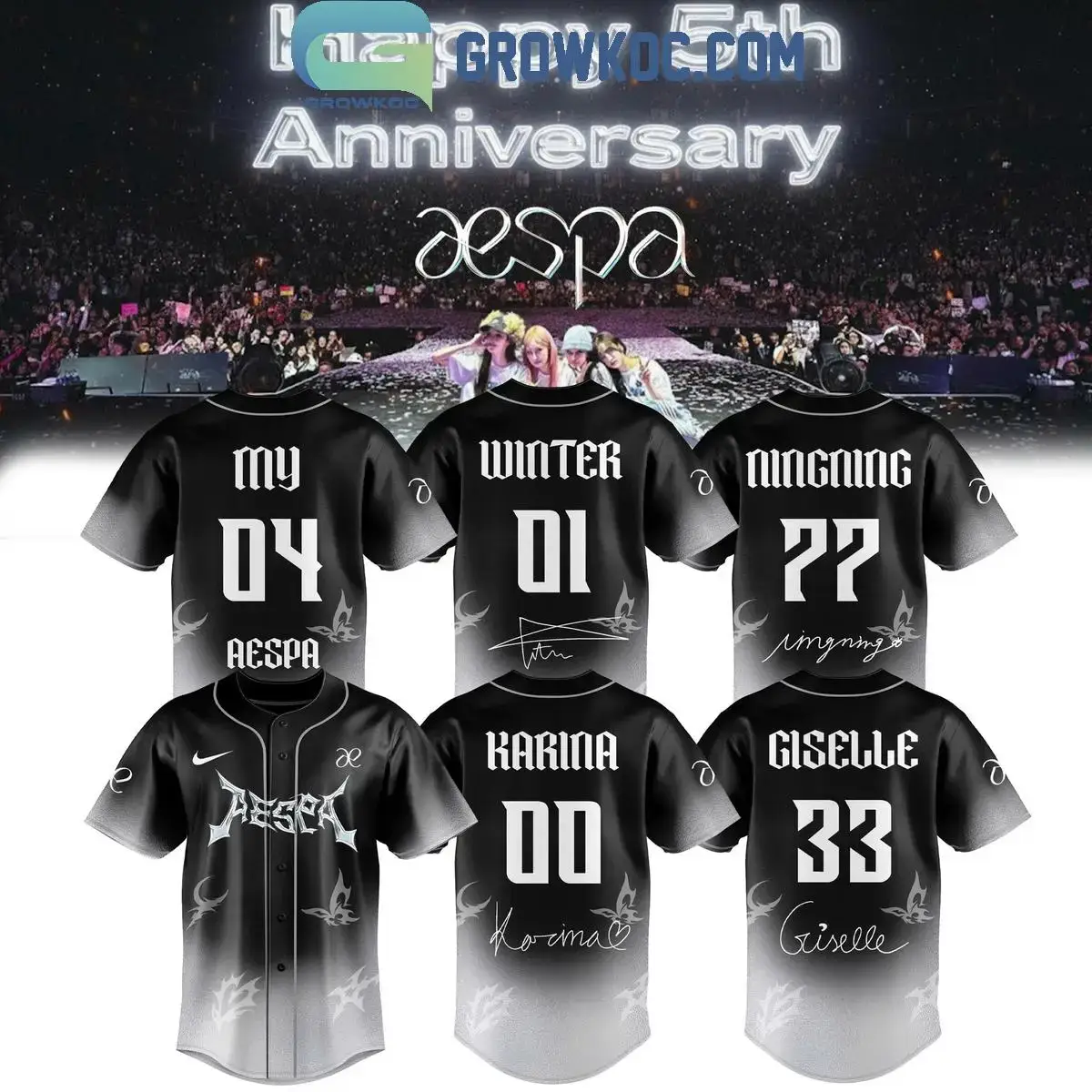 Aespa 5th Anniversary 2025 Jersey Image