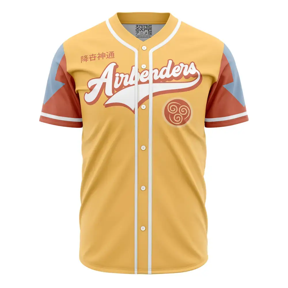 Airbender Baseball Jersey – Unique Anime-Inspired Design For Fans Image