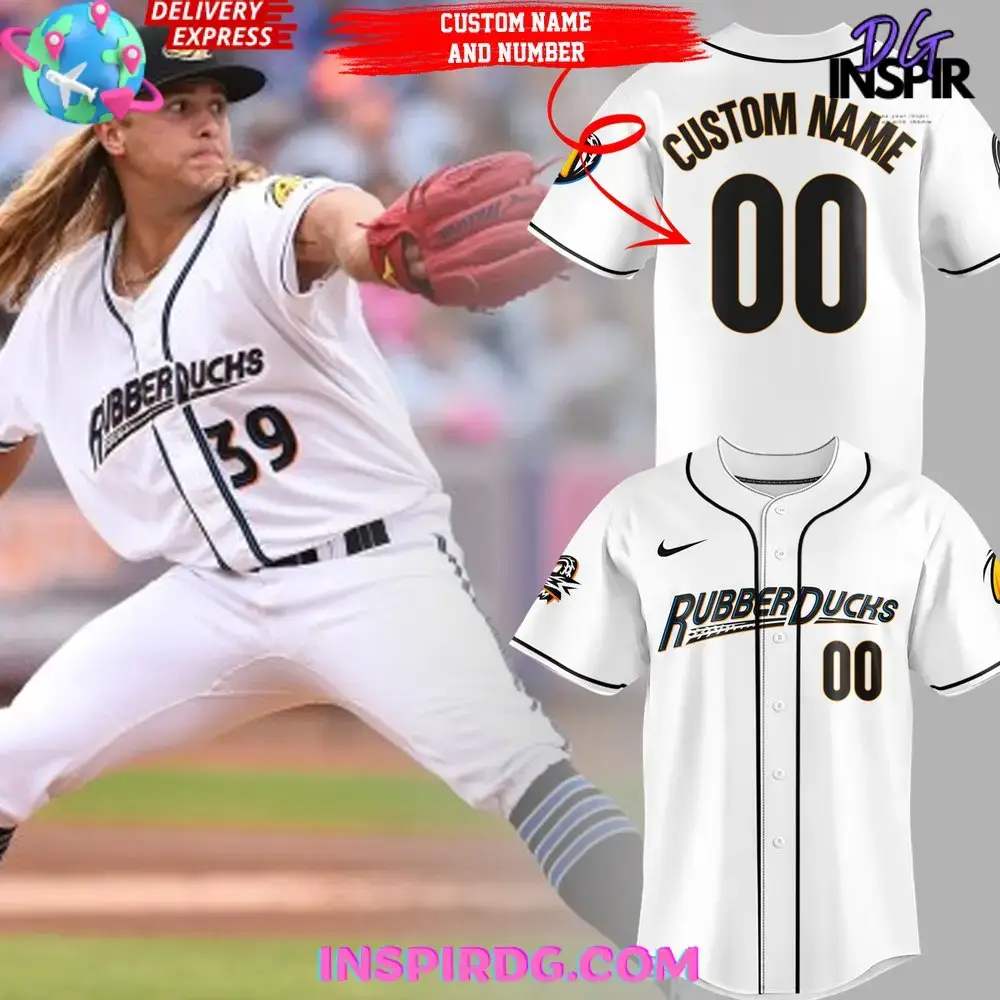 Akron Rubberducks 2024 Baseball Jersey Image