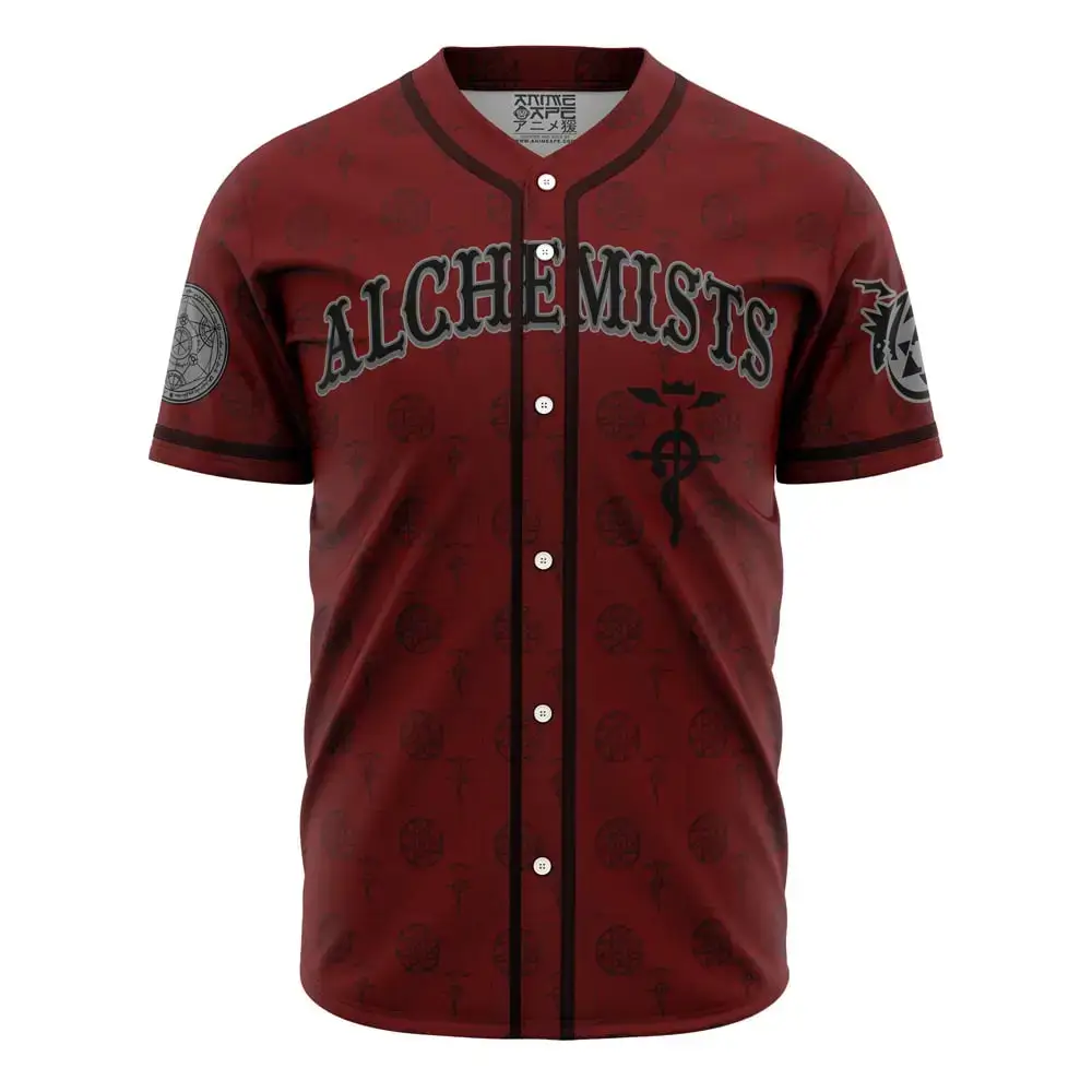 Alchemists Elric Fullmetal Alchemist Baseball Jersey Image