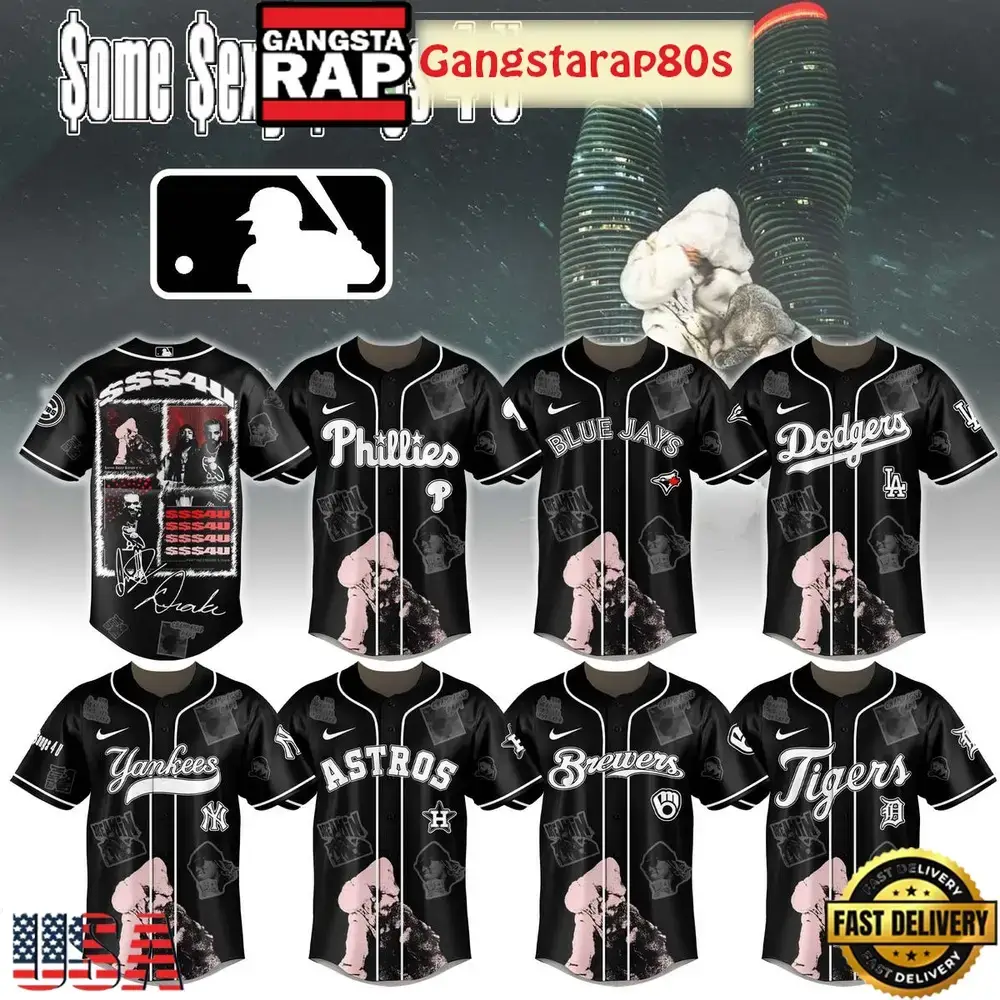 All Team MLB x PARTYNEXTDOOR & Drake $$$4U 2025 Special Baseball Jersey Image