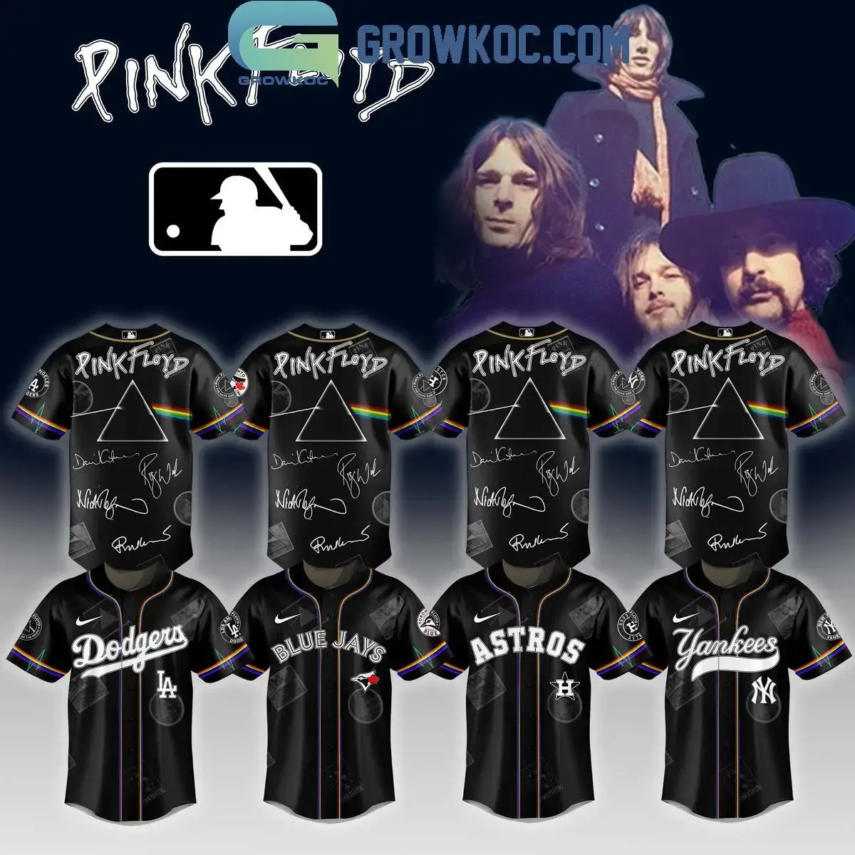 All Team MLB x Pink Floyd 2025 Jersey Image