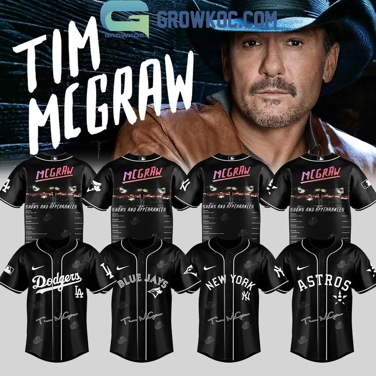 All Team MLB x Tim McGraw 2025 Jersey Image
