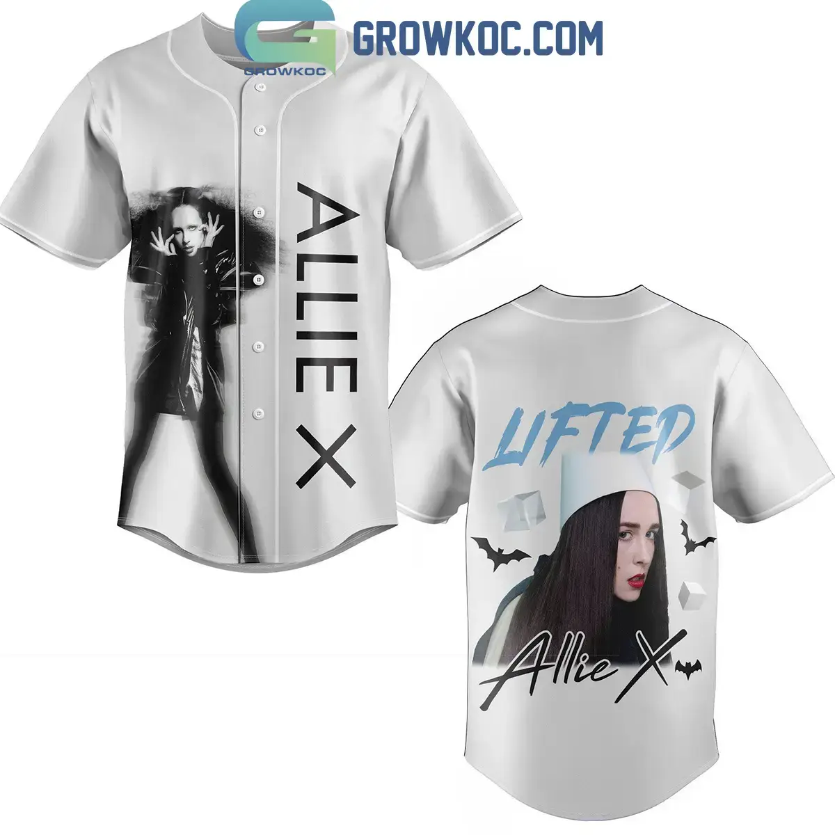 Allie X Lifted Love Me Wrong Personalized Baseball Jersey Image