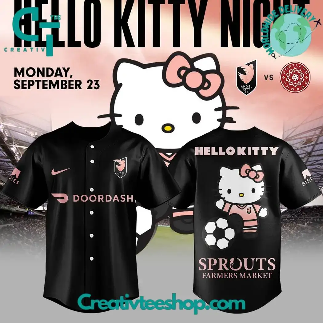 Angel City Fc X Hello Kitty Night Black Jersey Image