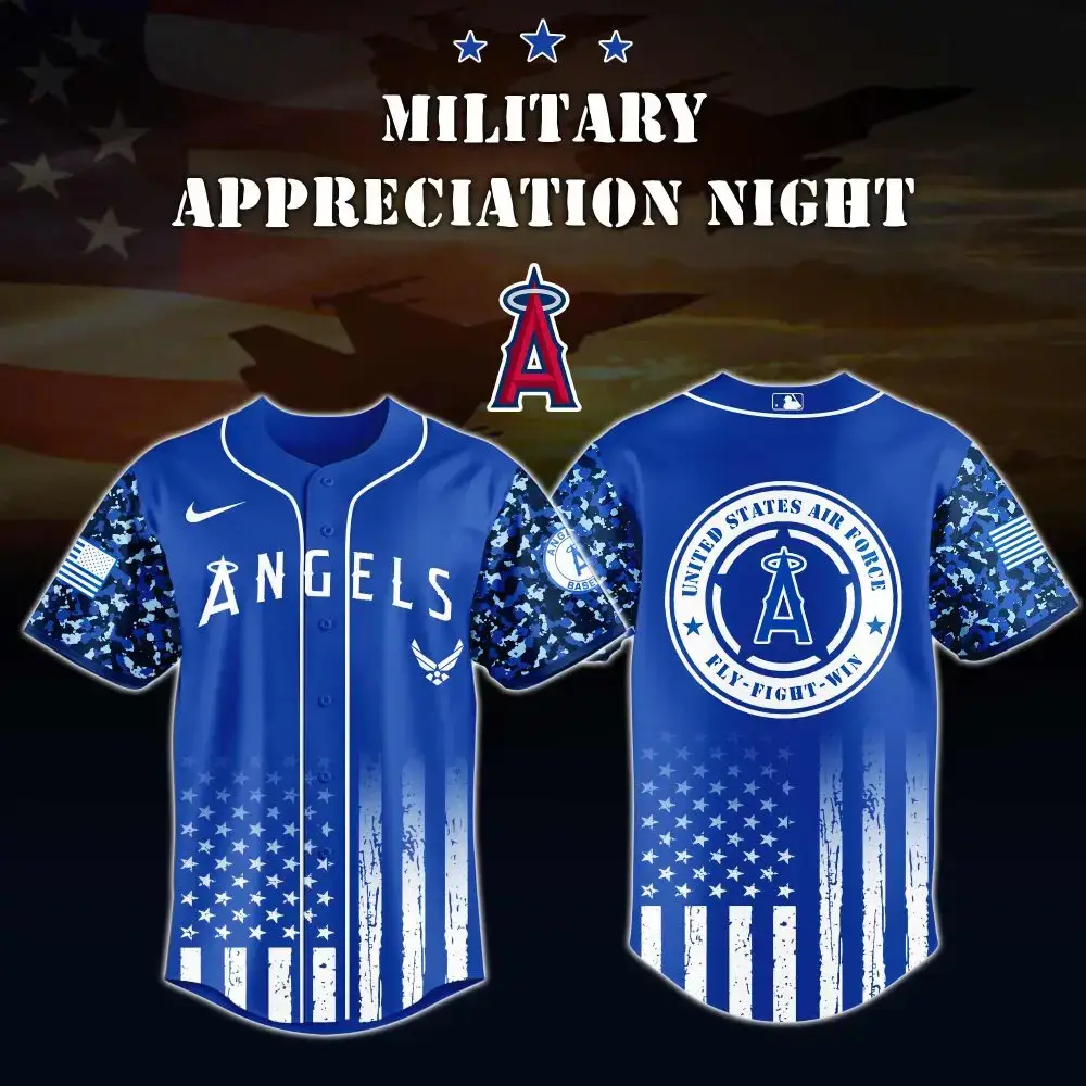 Angels Military Appreciation Night Jersey - Honor The Heroes In Style! Image