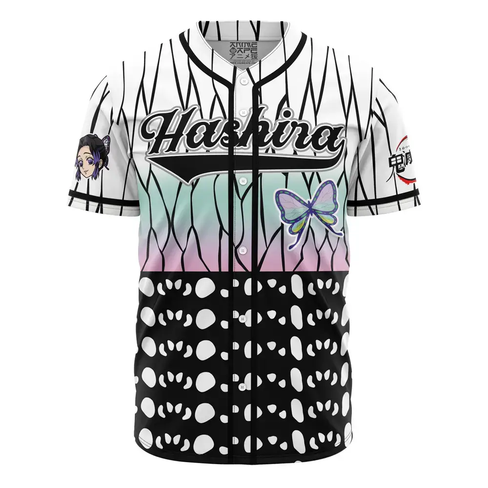 Anime-Inspired Butterfly Baseball Jersey - Unique Design, Comfortable Fit Image