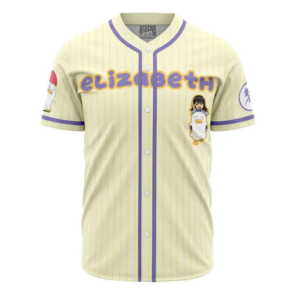 Anime-Themed Baseball Jersey - Cute Cartoon Design, Perfect Gift For Fans! Image