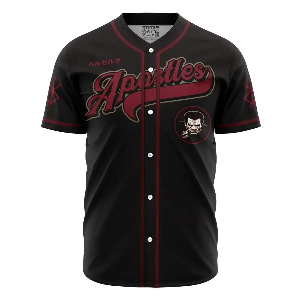 Anime-Themed Black Baseball Jersey – Bold Design & Graphic Print – Unisex Fashion Image