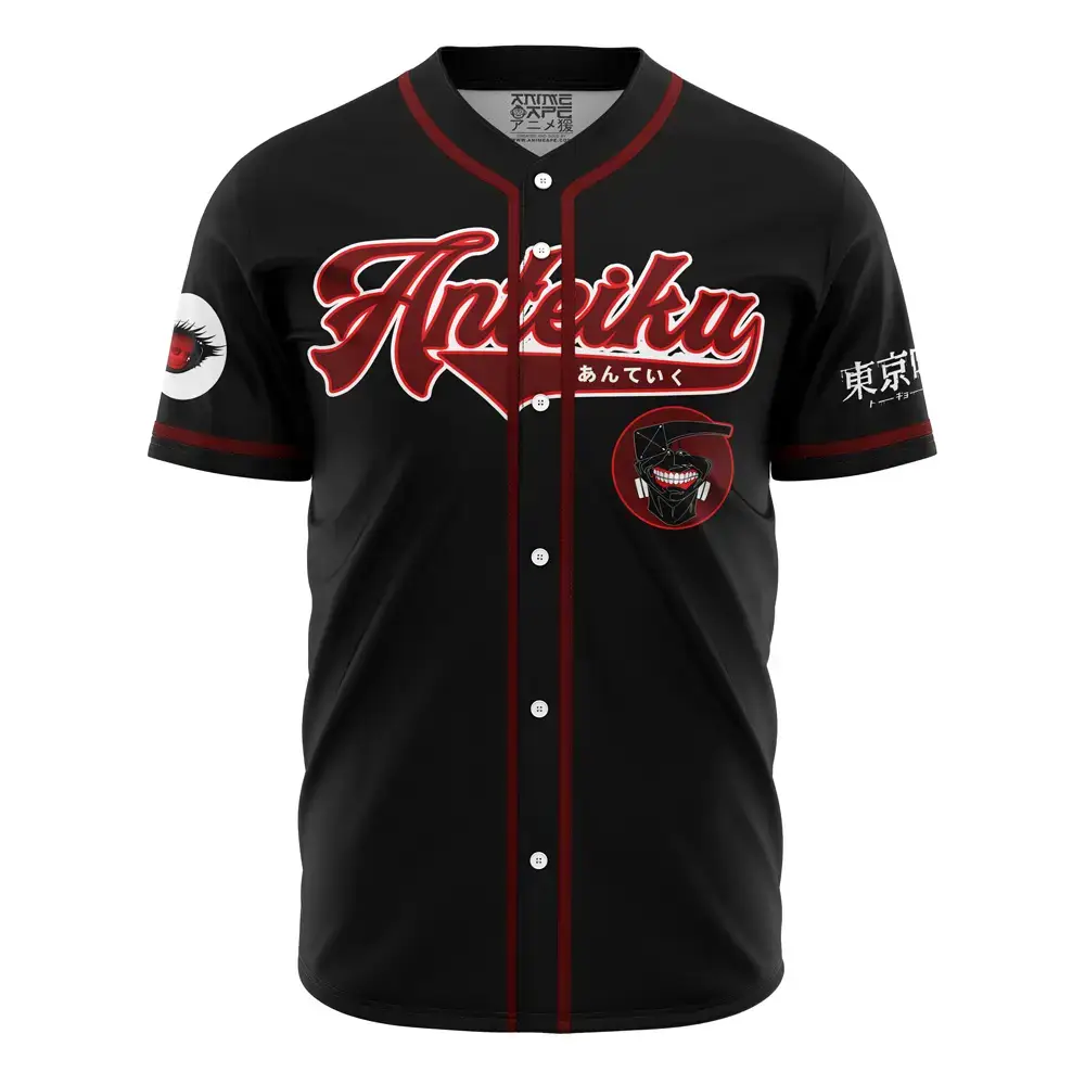 Anteiku Kaneki Tokyo Ghoul Baseball Jersey Image