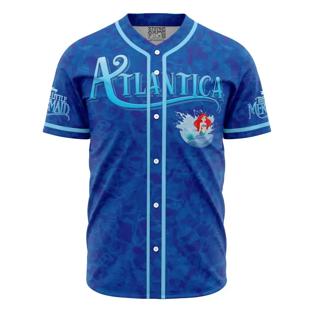Ariel The Little Mermaid V2 Baseball Jersey Image
