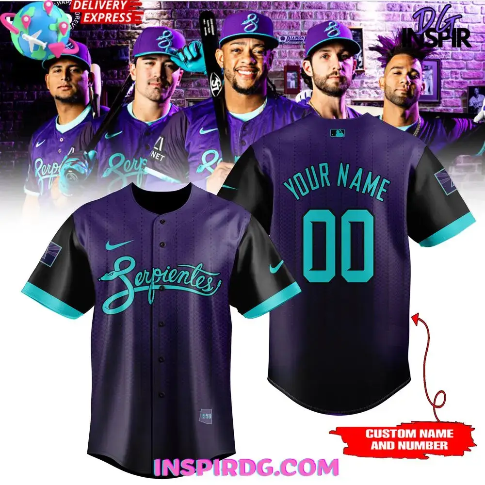Arizona Diamondbacks 2025 City Connect Limited Baseball Jersey Image