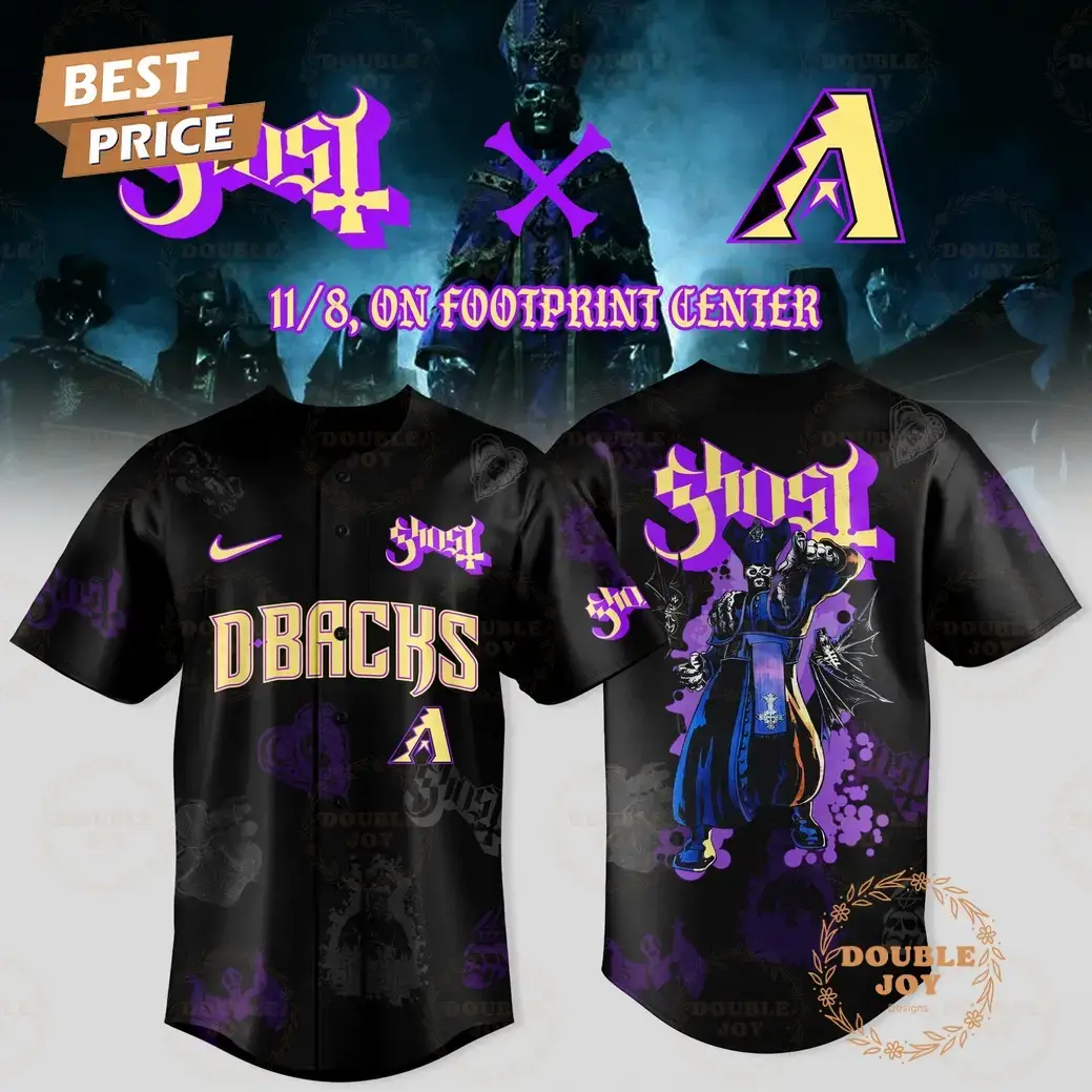 Arizona Diamondbacks 2025 Ghost Band World Tour Limited Edition Baseball Jersey Image