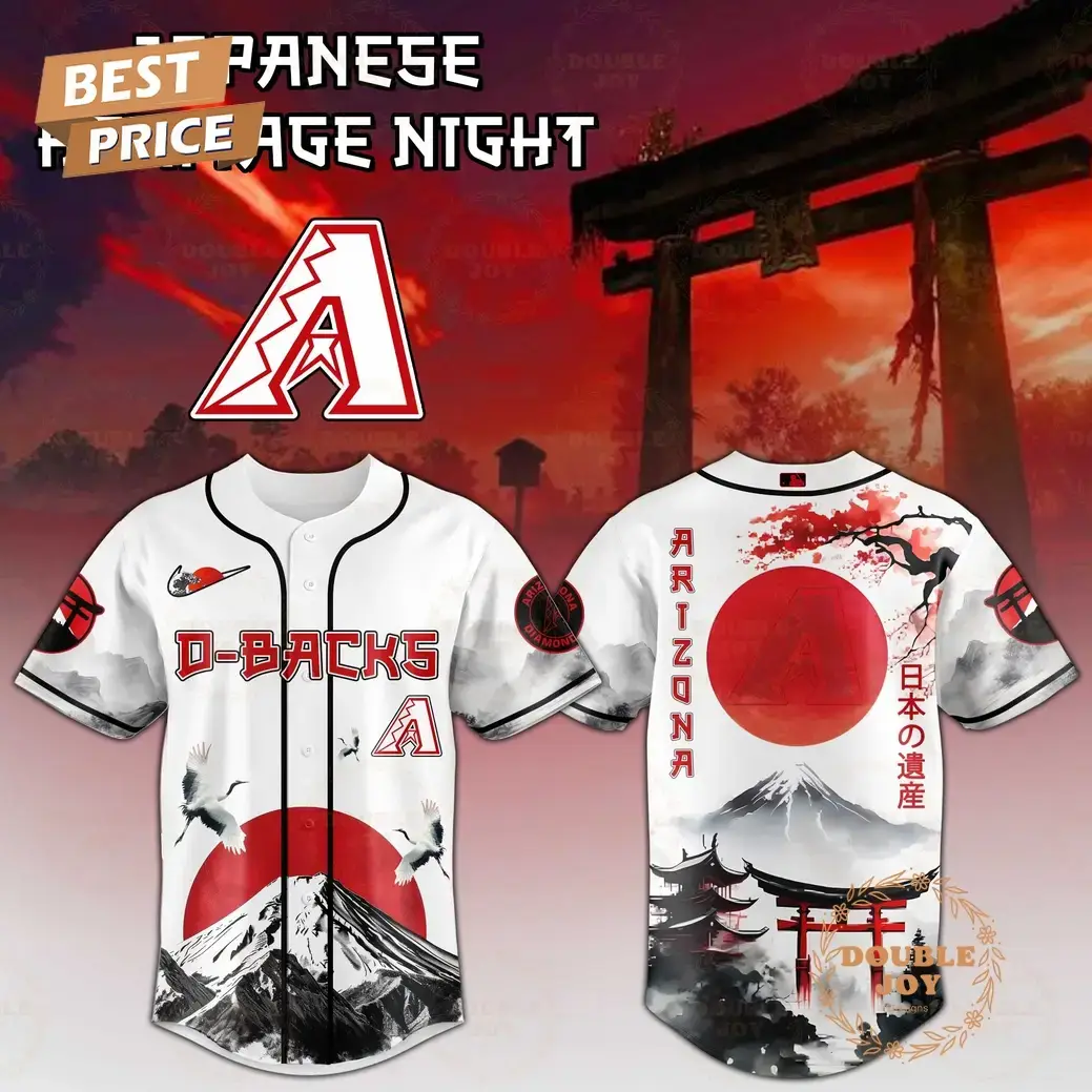 Arizona Diamondbacks Japanese Heritage Night 2025 Limited Edition Baseball Jersey Image