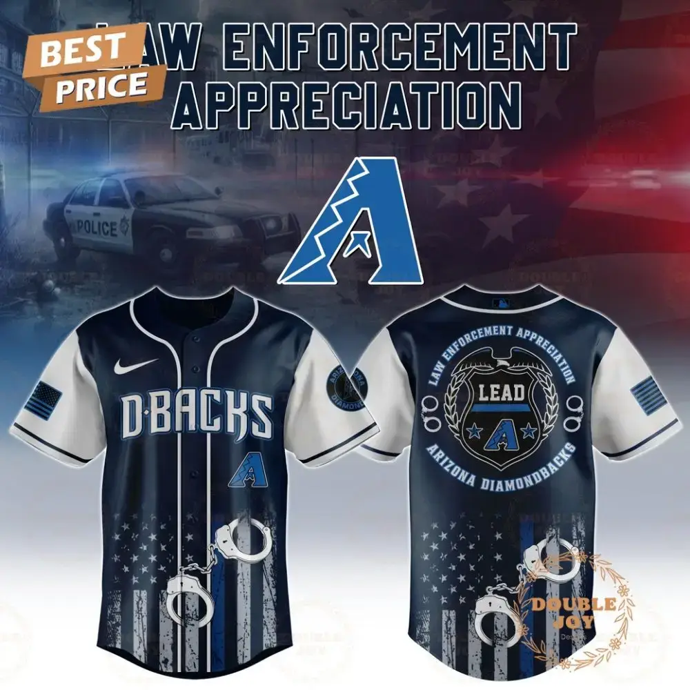 Arizona Diamondbacks Law Enforcement Appreciation Day 2025 Special Edition Baseball Jersey Image