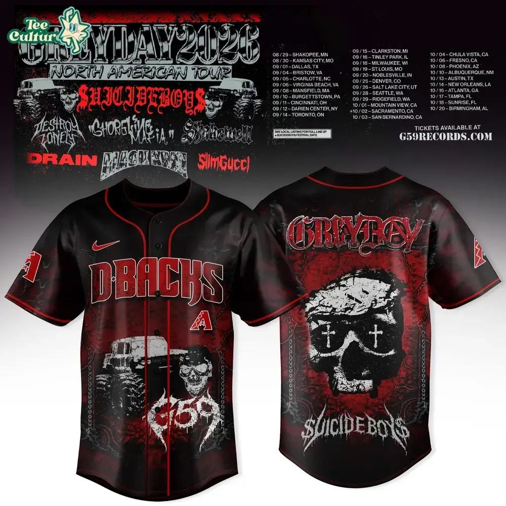 Arizona Diamondbacks MLB x GREYDAY 2026 Special Edition Baseball Jersey Image