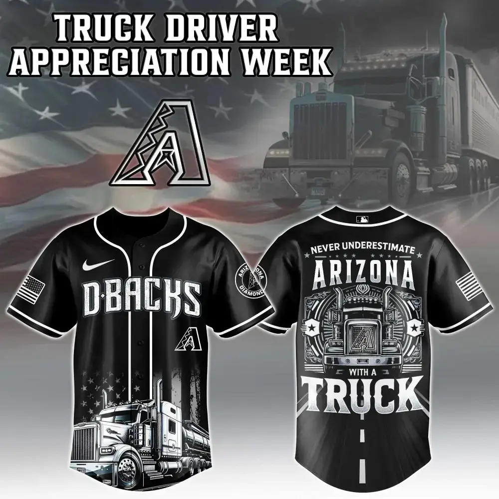 Arizona Diamondbacks Mlb X Nation Truck Driver Appreciation Week Limited Edition Jersey Image
