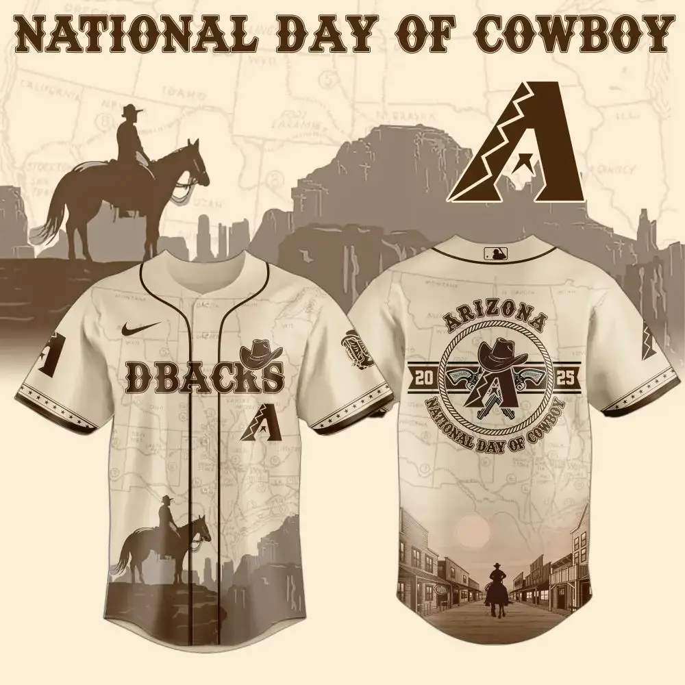Arizona Diamondbacks Mlb X National Day Of Cowboy Baseball Jersey Image