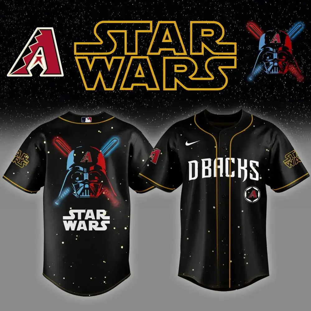 Arizona Diamondbacks Mlb X Starwars Baseball Jersey Image