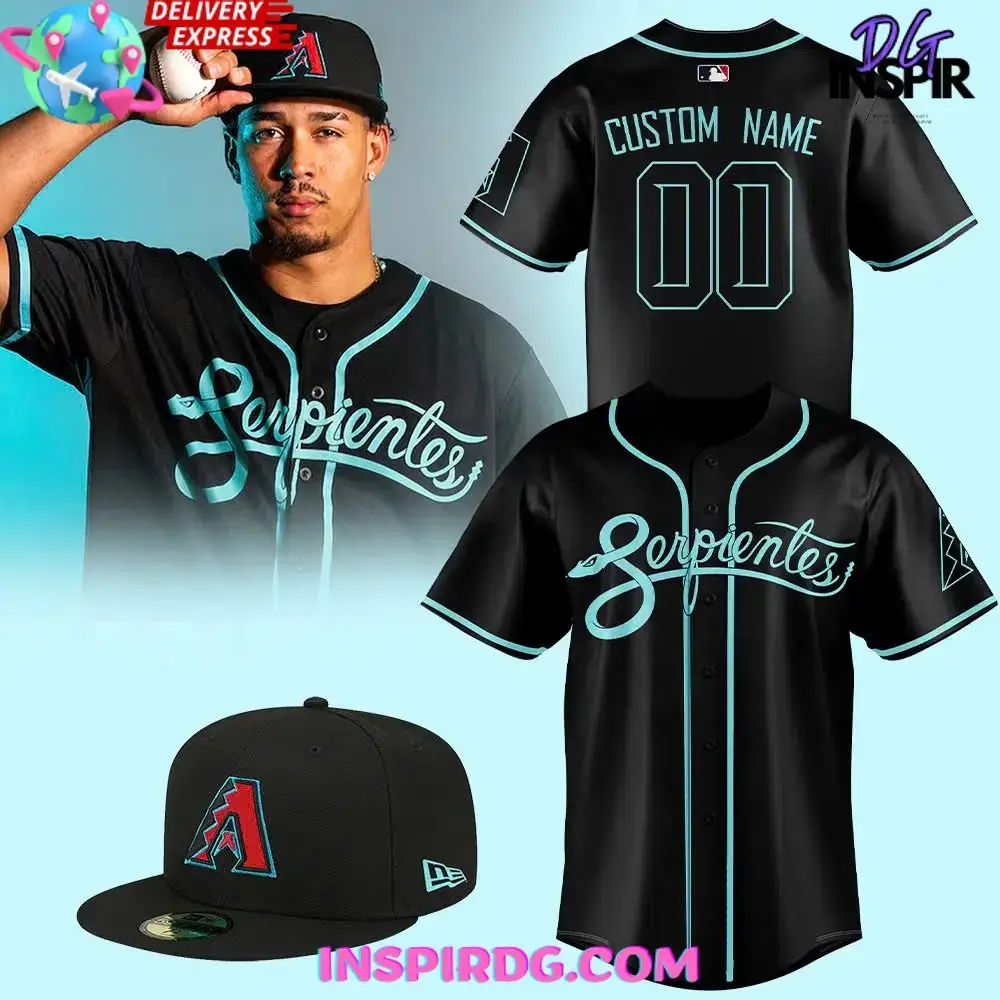 Arizona Diamondbacks Serpientes City Connect Baseball Jersey Image