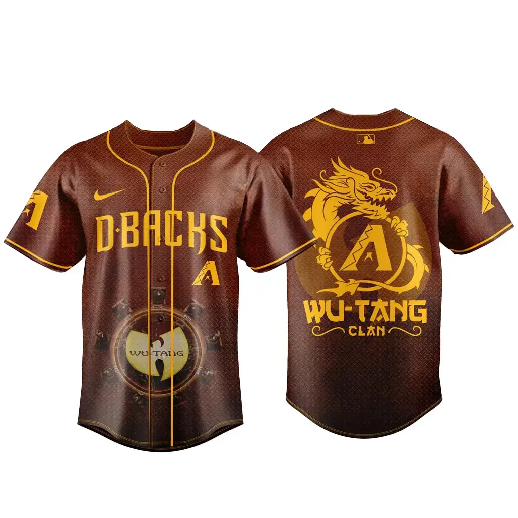 Arizona Diamondbacks Wu-Tang Clan The Final Chamber US Tour 2026 Baseball Jersey Image