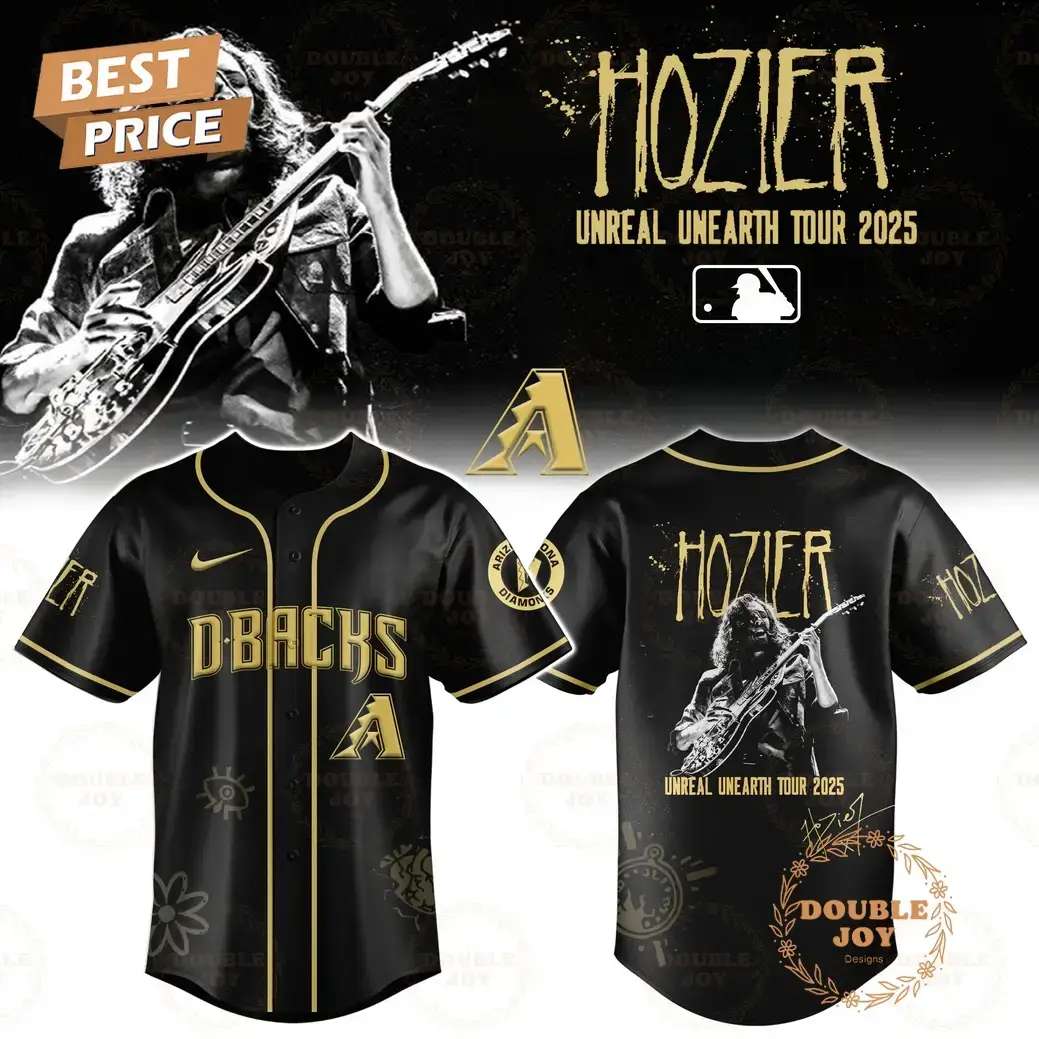 Arizona Diamondbacks x HOZIER Tour 2025 Unreal Unearth Edition Baseball Jersey Image