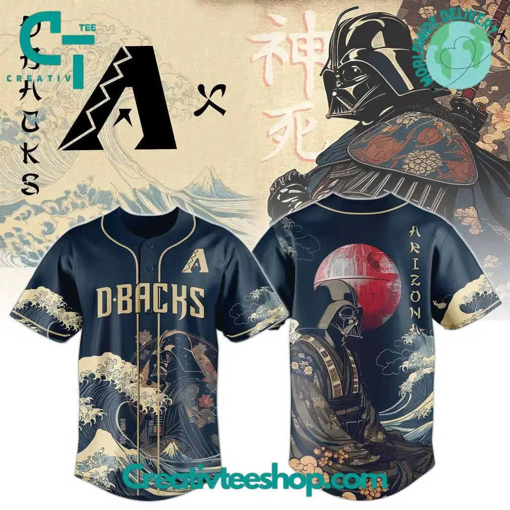 Arizona Diamondbacks X Lord Vader Japan Edition 2025 Baseball Jersey Image