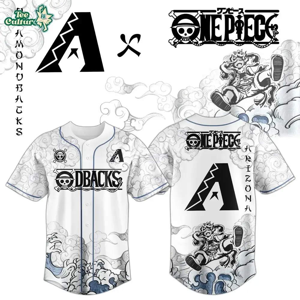 Arizona Diamondbacks x One Piece Jersey 2026 Luffy Gear 5 Image