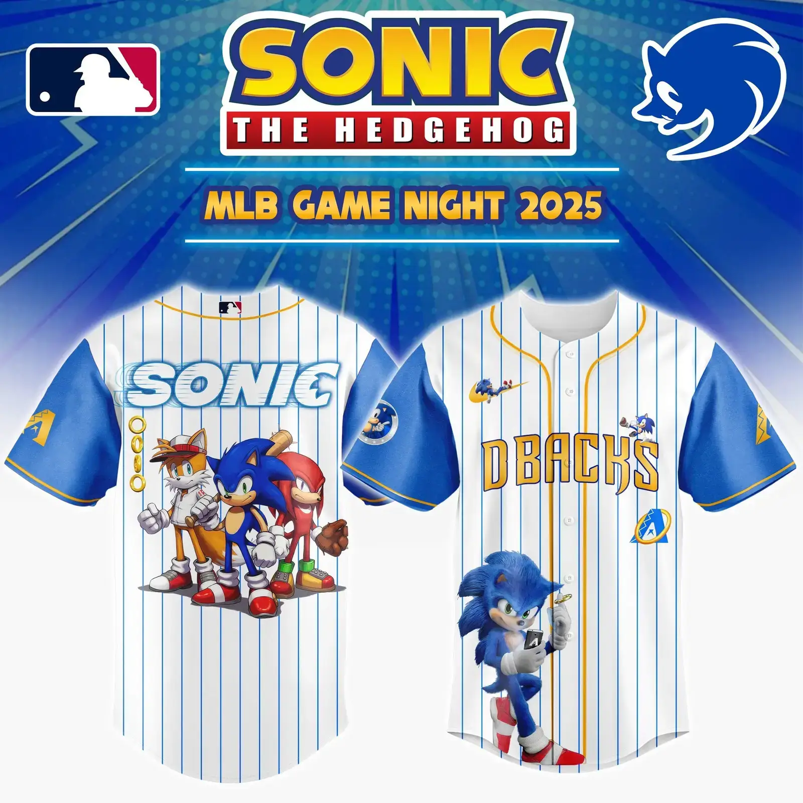 Arizona Diamondbacks x Socnic Game Night Jersey Gift Ideas For Baseball Fans Image