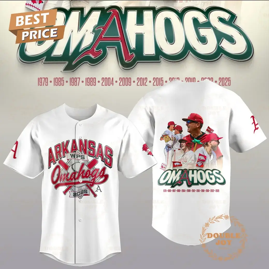 Arkansas Razorbacks Omahogs 2025 Limited Edition Baseball Jersey Image