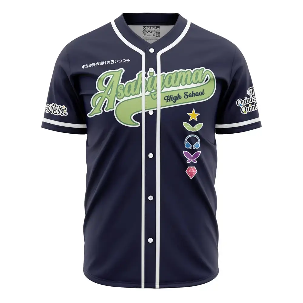 Asahiyama High School The Quintessential Quintuplets Baseball Jersey Image
