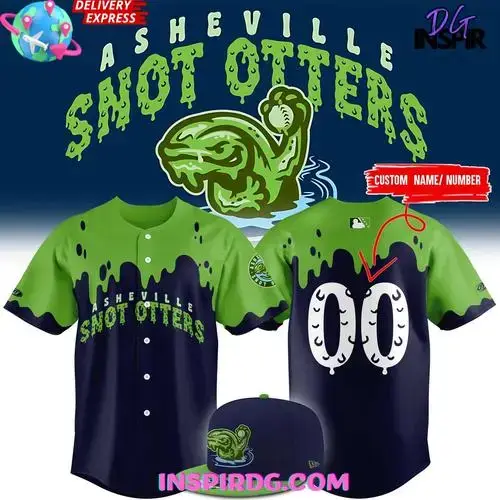 Asheville Tourists Snot Otters 2025 Baseball Jersey Image