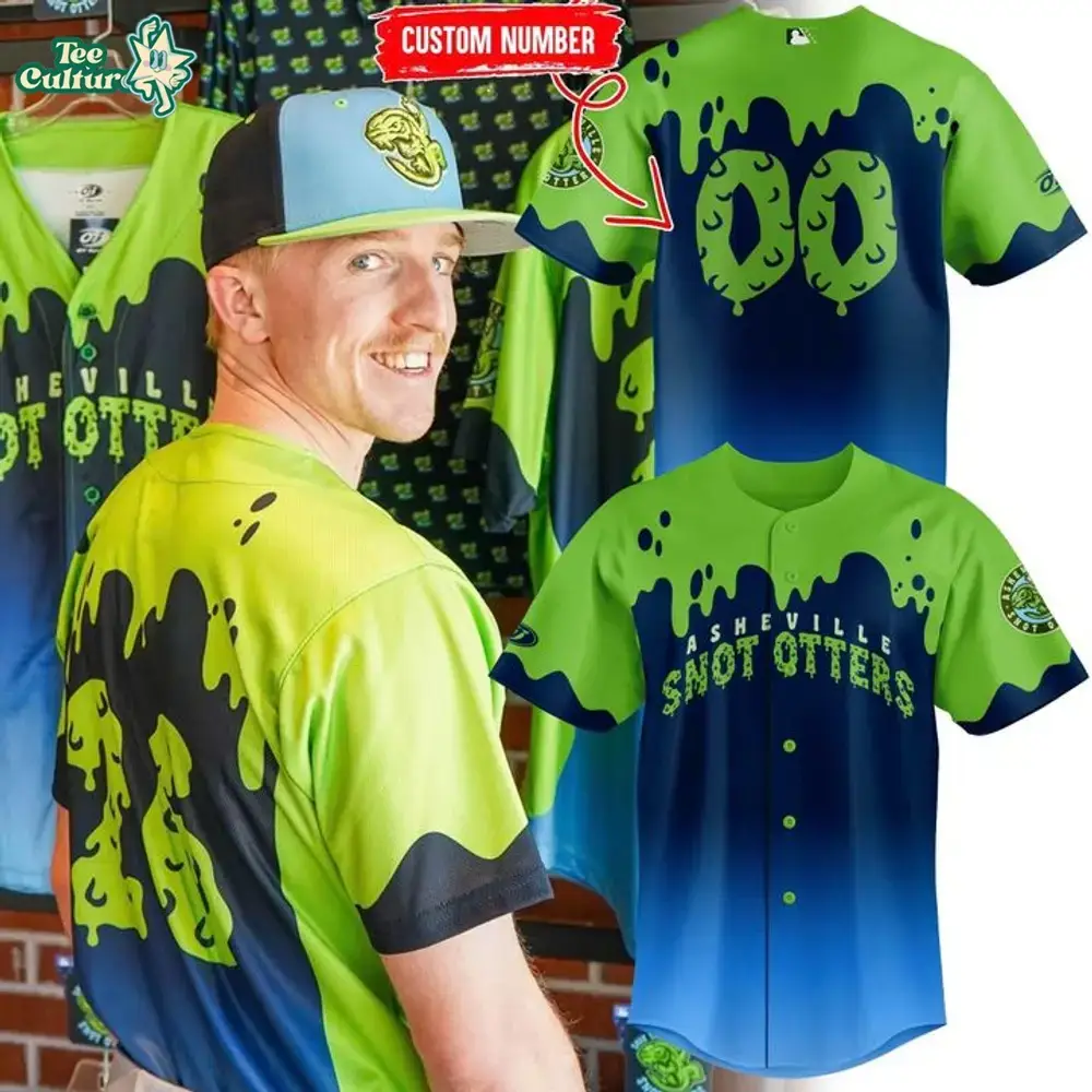 Asheville Tourists x Asheville Snot Otters 2026 Limited Edition Baseball Jersey Image