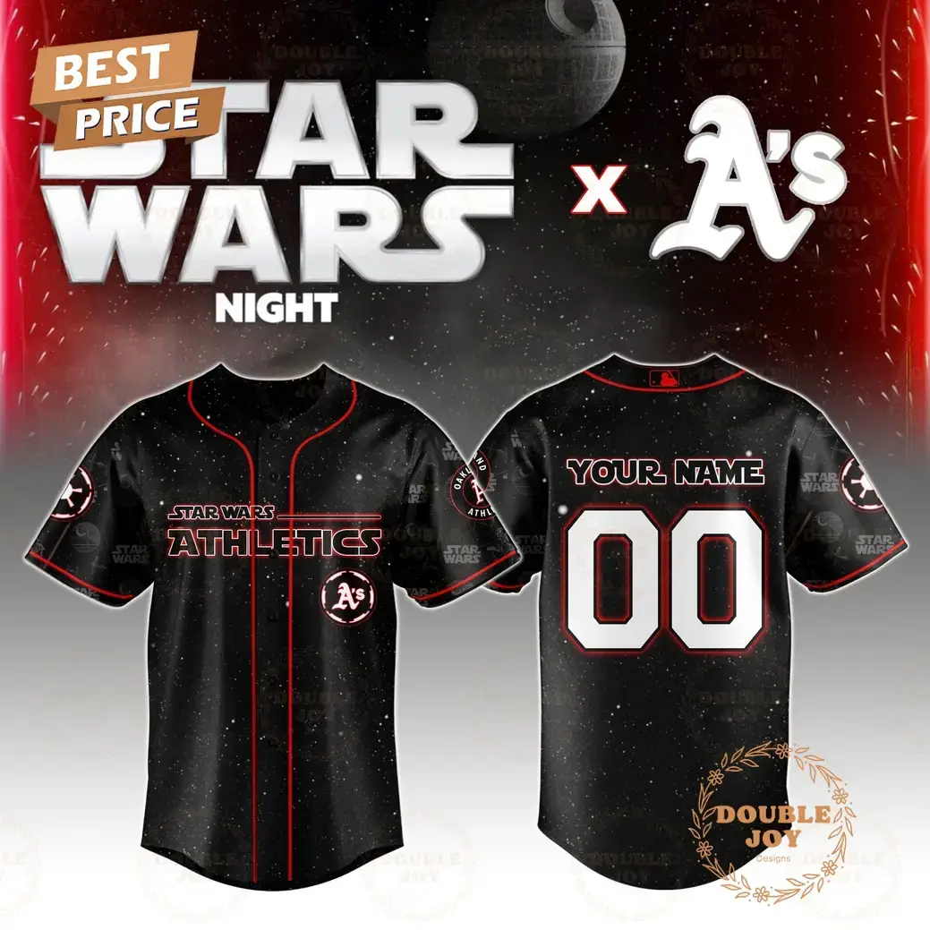 Athletics Star Wars 2025 Custom Name Limited Edition Baseball Jersey Image