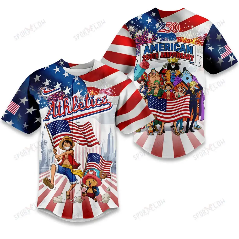 Athletics X One Piece United States Of America 250 Baseball Jersey Image