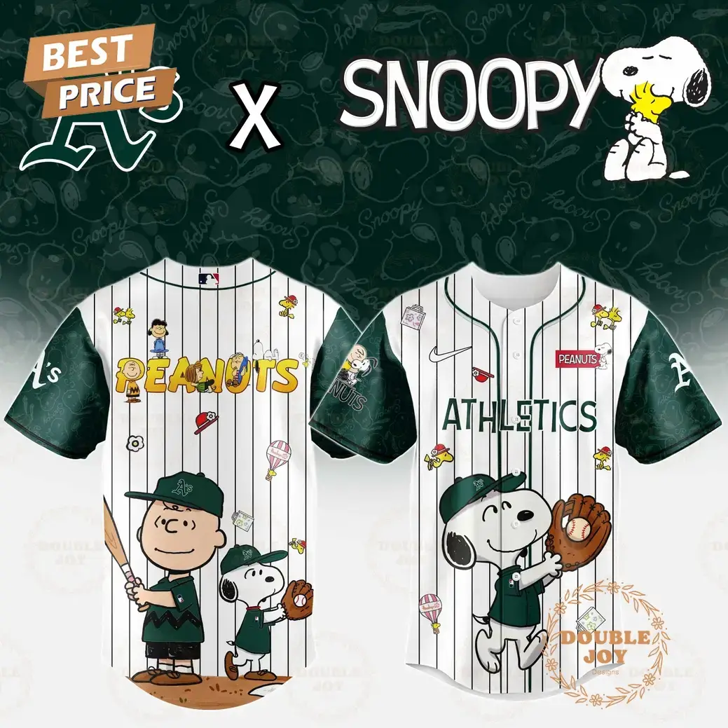 Athletics x Snoopy 2025 Limited Edition Baseball Jersey Image