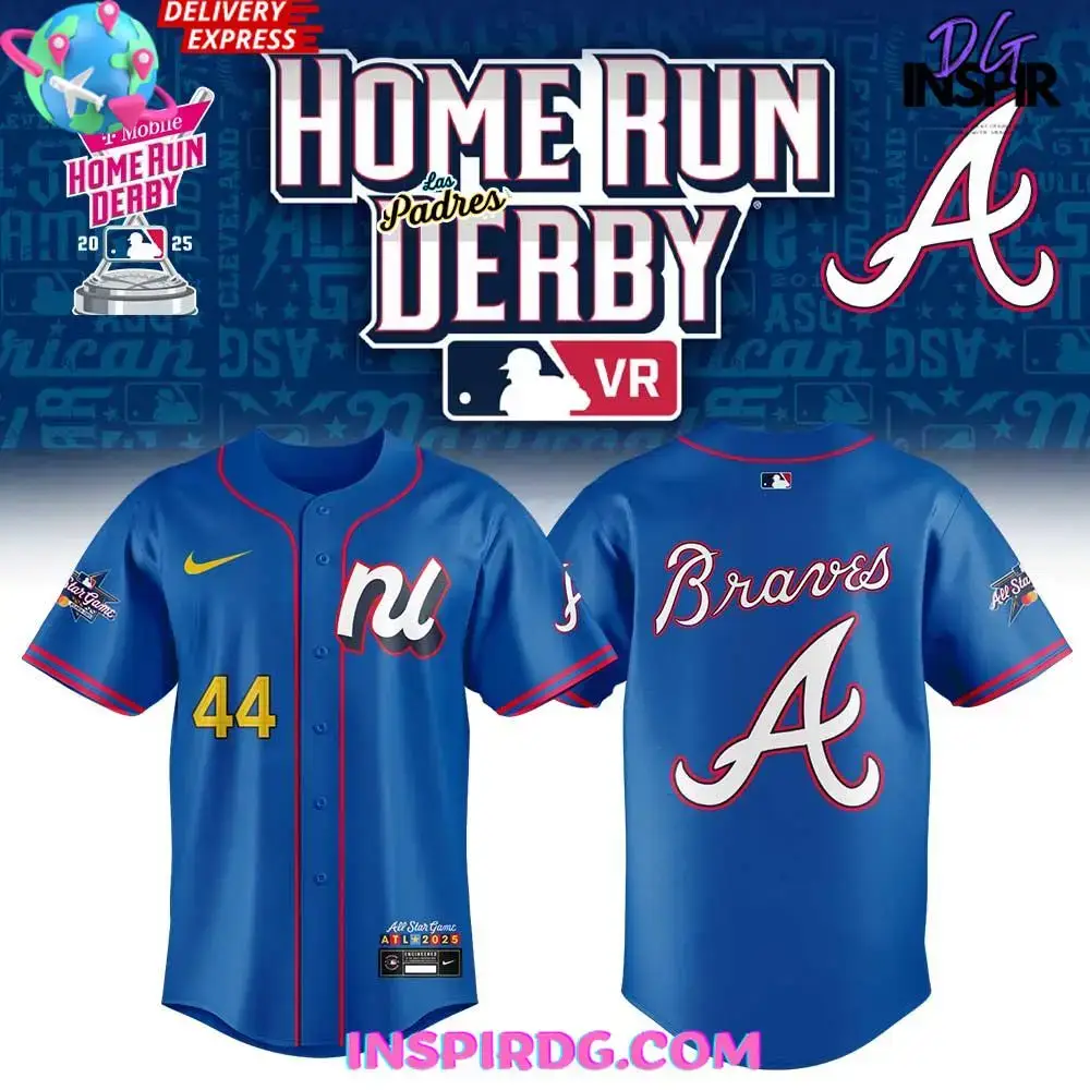 Atlanta Braves 2025 Home Run Derby Baseball Jersey Image