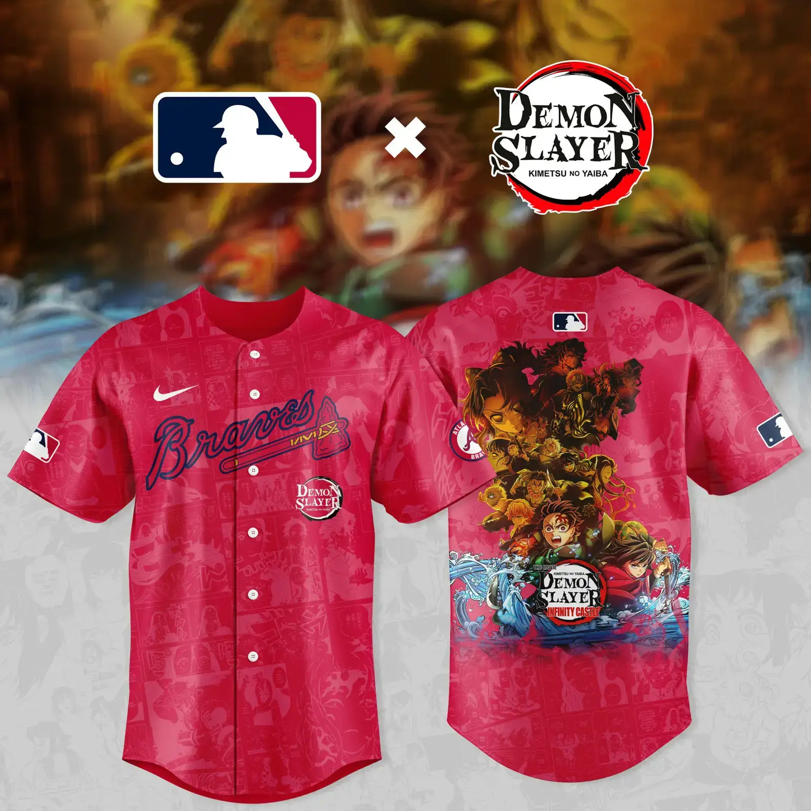 Atlanta Braves Baseball Jersey Shirt 2025 Season New Release Shirt Gift For Girlfriend Image