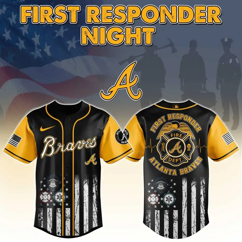 Atlanta Braves First Responder Night Jersey - Honor Heroes In Style! Image