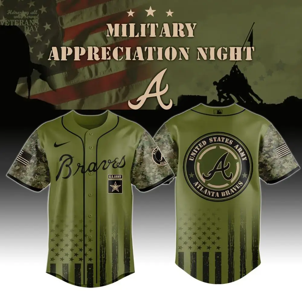 Atlanta Braves Military Appreciation Jersey - Honor Veterans With Style ?? Image