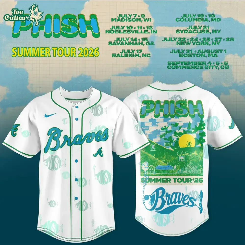 Atlanta Braves MLB x Phish Summer Tour 2026 Limited Jersey Image