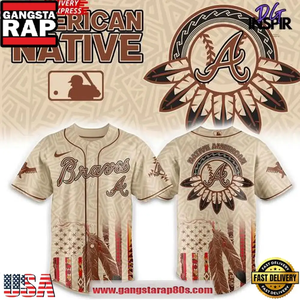 Atlanta Braves Native American Heritage Honor 2025 Edition Baseball Jersey Shirt Image