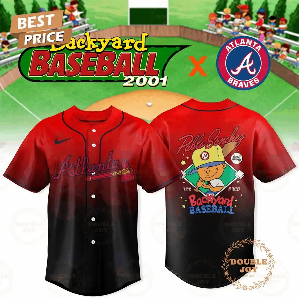 Atlanta Braves Pablo Sanchez Backyard EST 2001 Limited Edition Baseball Jersey Image