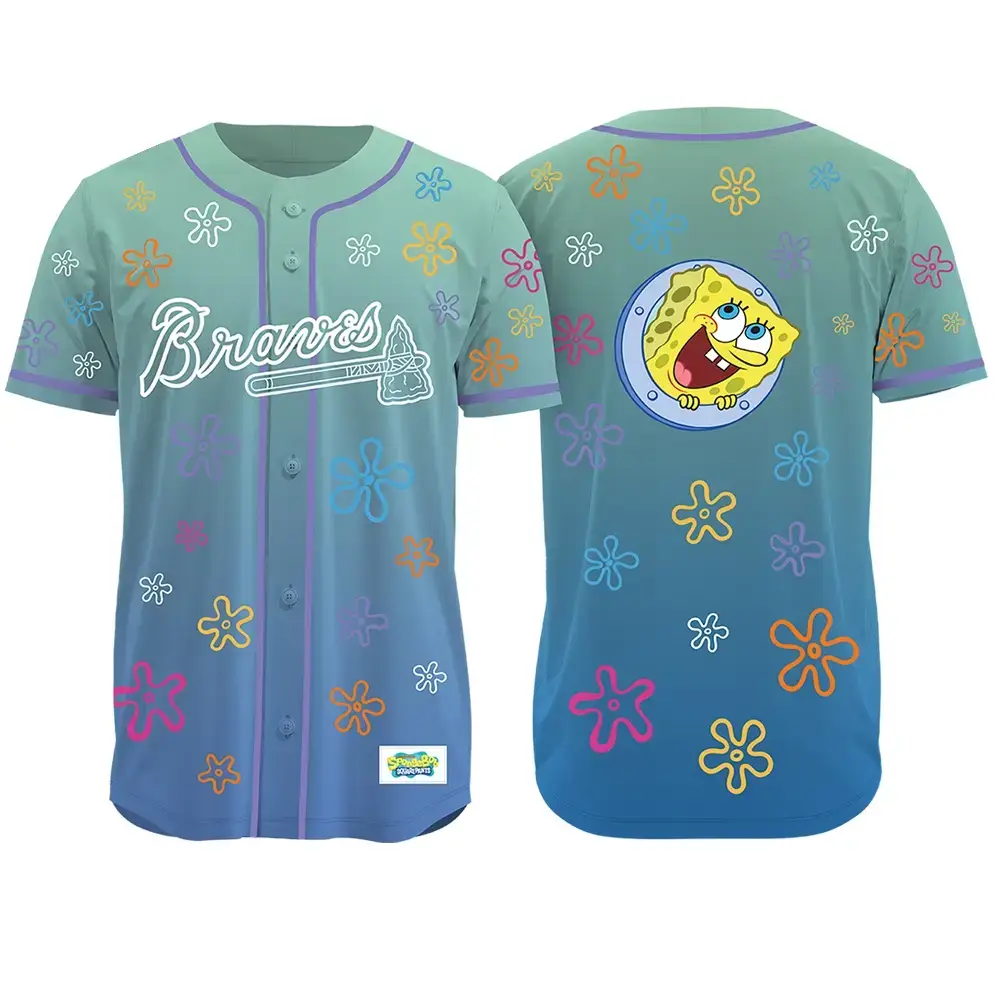 Atlanta Braves Spongebob Baseball Jersey 2026 Image