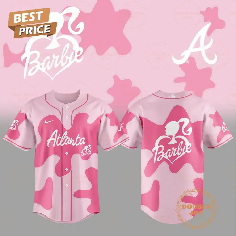 Atlanta Braves X Barbie Game Limited Pink Edition 2025 Baseball Jersey Image