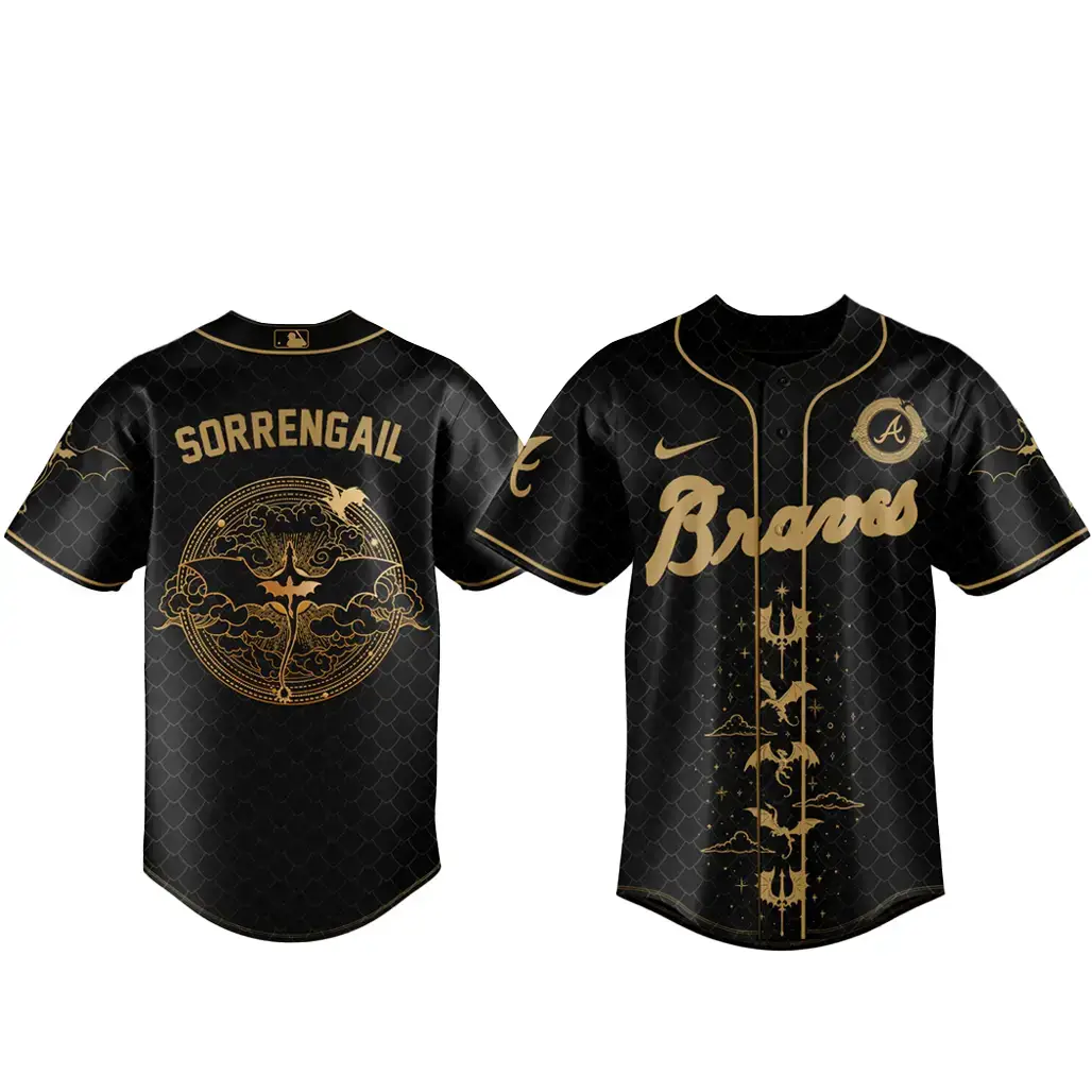 Atlanta Braves x Fourth Wing Night 2026 Baseball Jersey Image