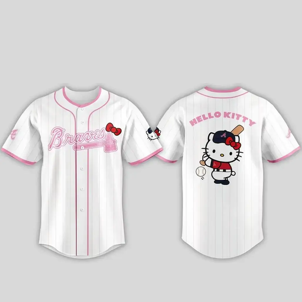 Atlanta Braves x Hello Kitty Day 2026 Baseball Jersey Image