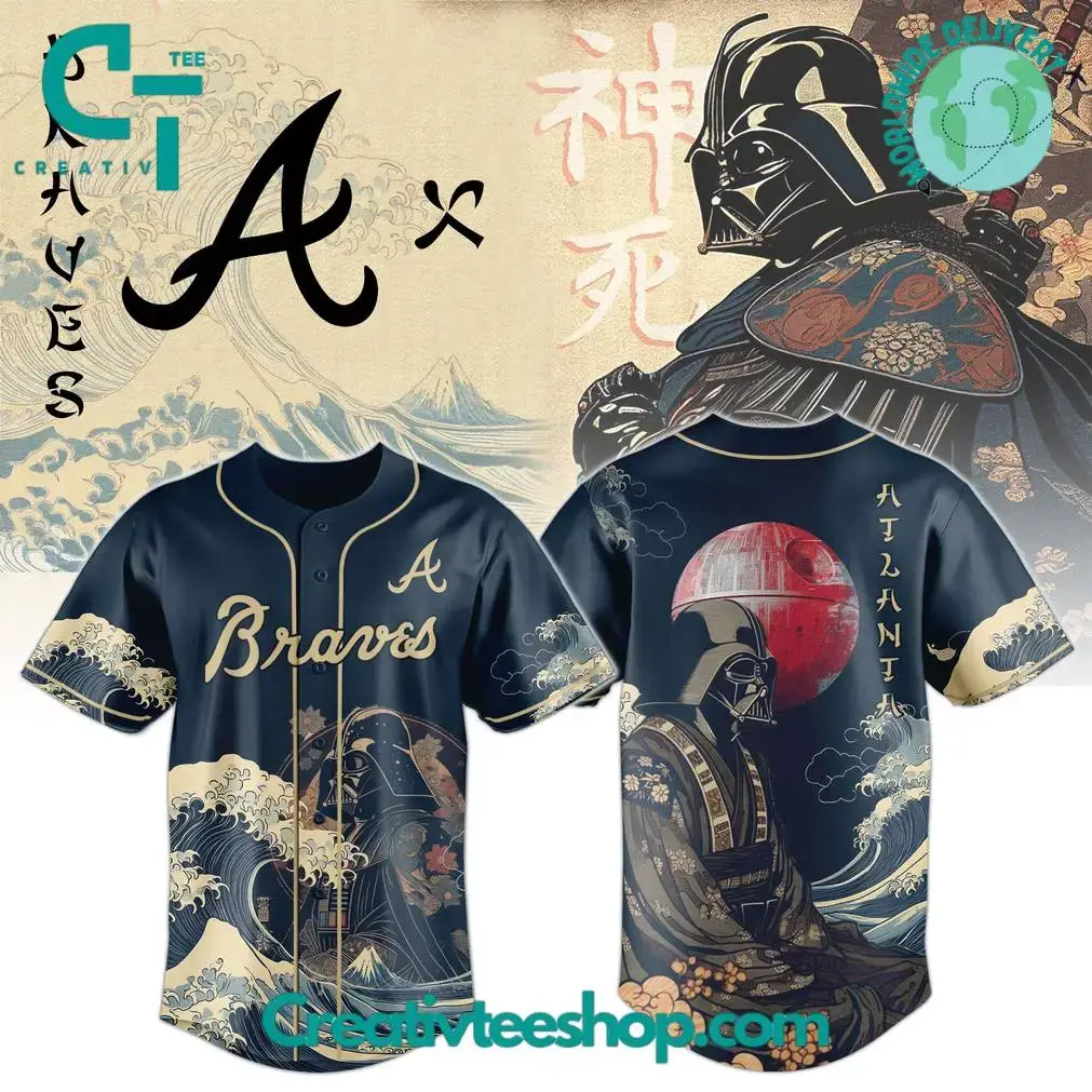 Atlanta Braves X Lord Vader Japan Edition 2025 Baseball Jersey Image